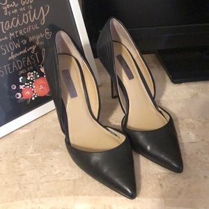 BCBG Black Heels | Tanlee Cutout Vamp Pump